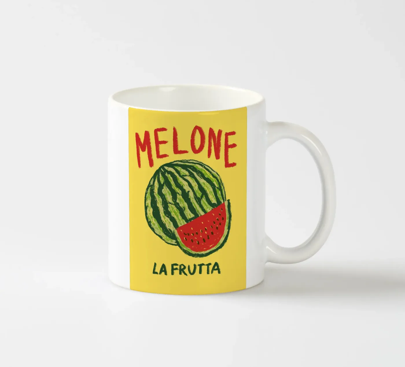 Melone ceramic mug by Studio Dolci
