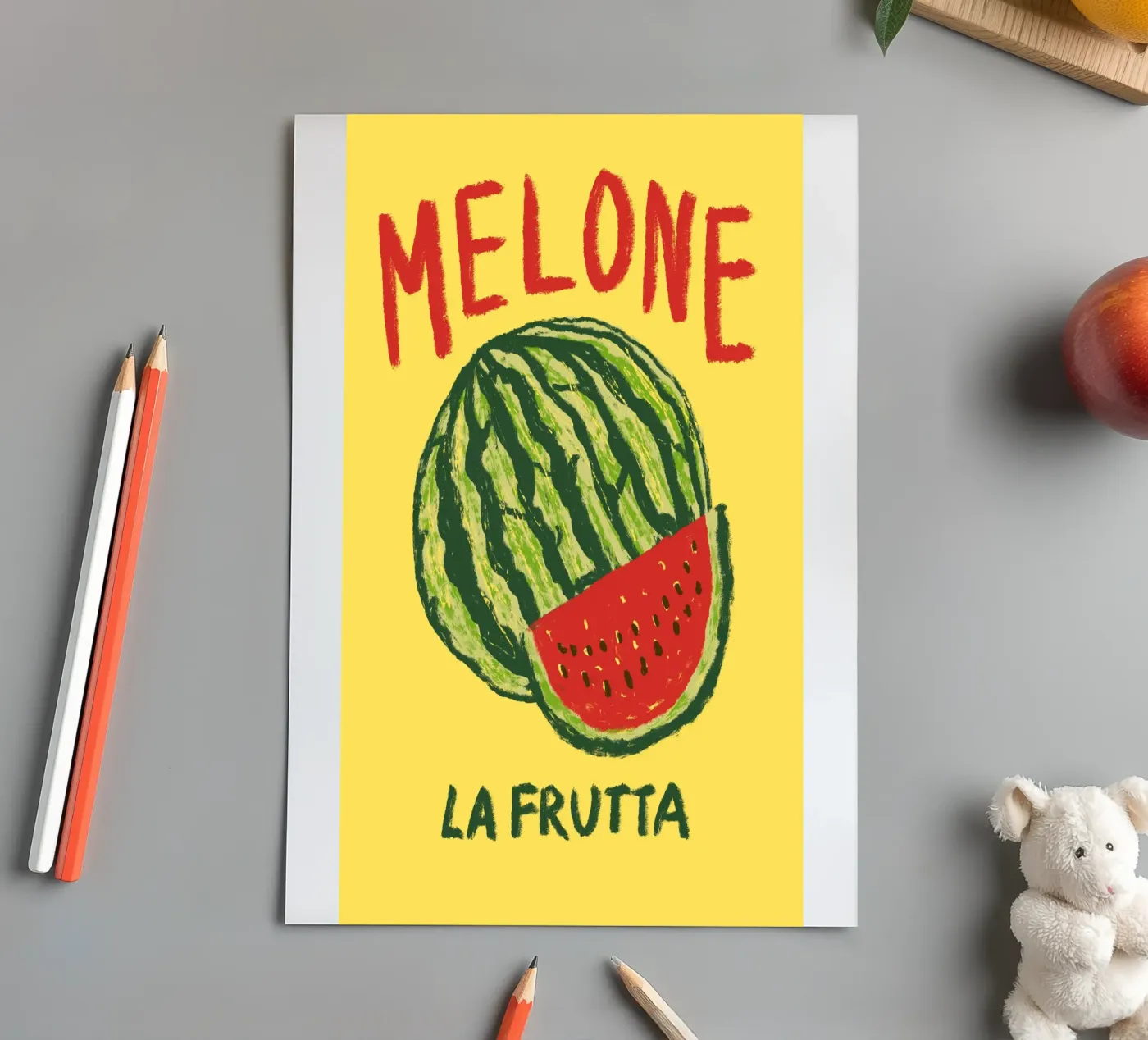 Melone sticker sheet by Studio Dolci