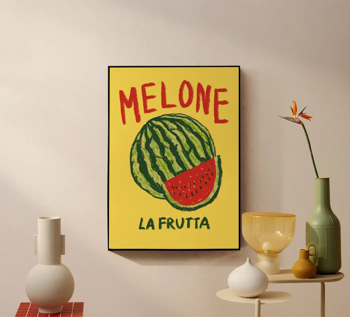 Melone plexiglass da Studio Dolci