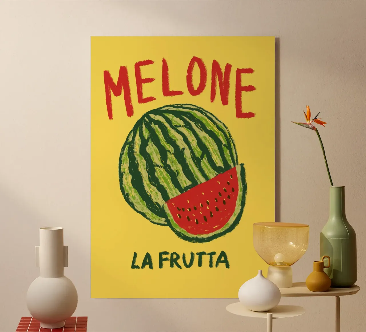 Melone plexiglass da Studio Dolci