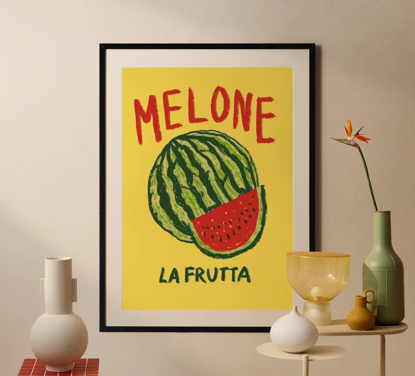 Melone poster van Studio Dolci