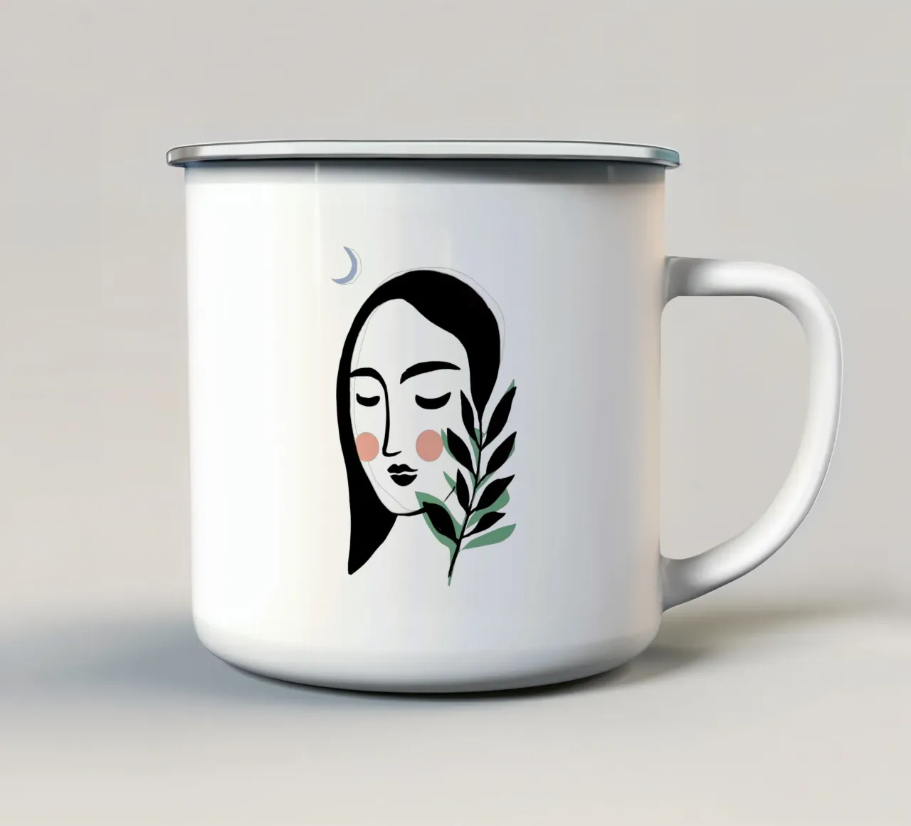 Moonlit Dreams (without Background) tazza in smalto da treechild