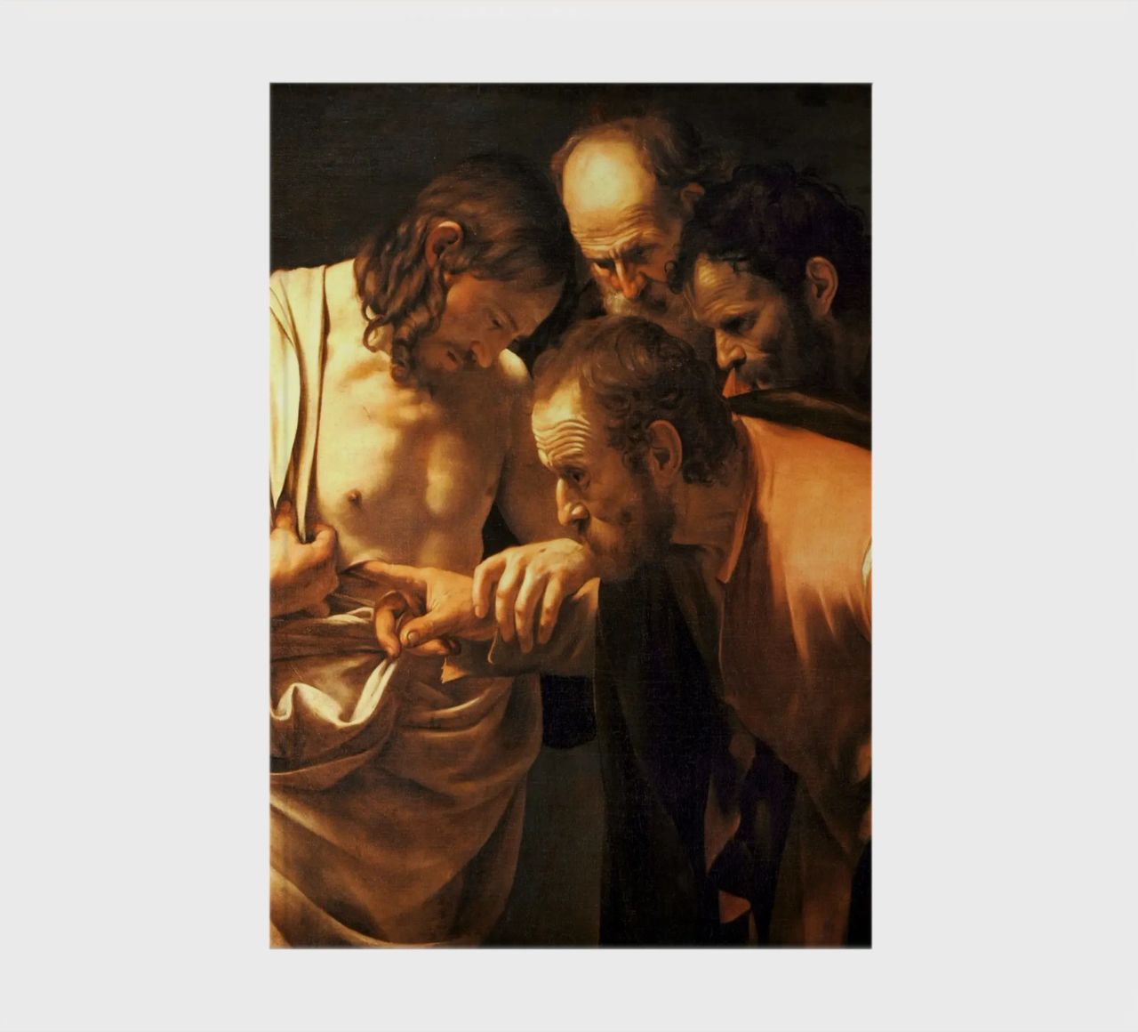 Caravaggio - The Incredulity of Saint Thomas, 1609 notebook by Timeless Artworks