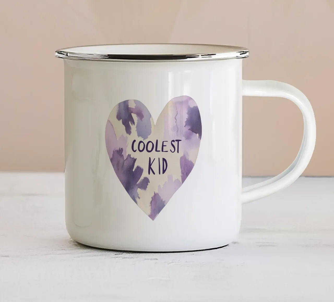 Coolest Kid (without Background) tazza in smalto da treechild