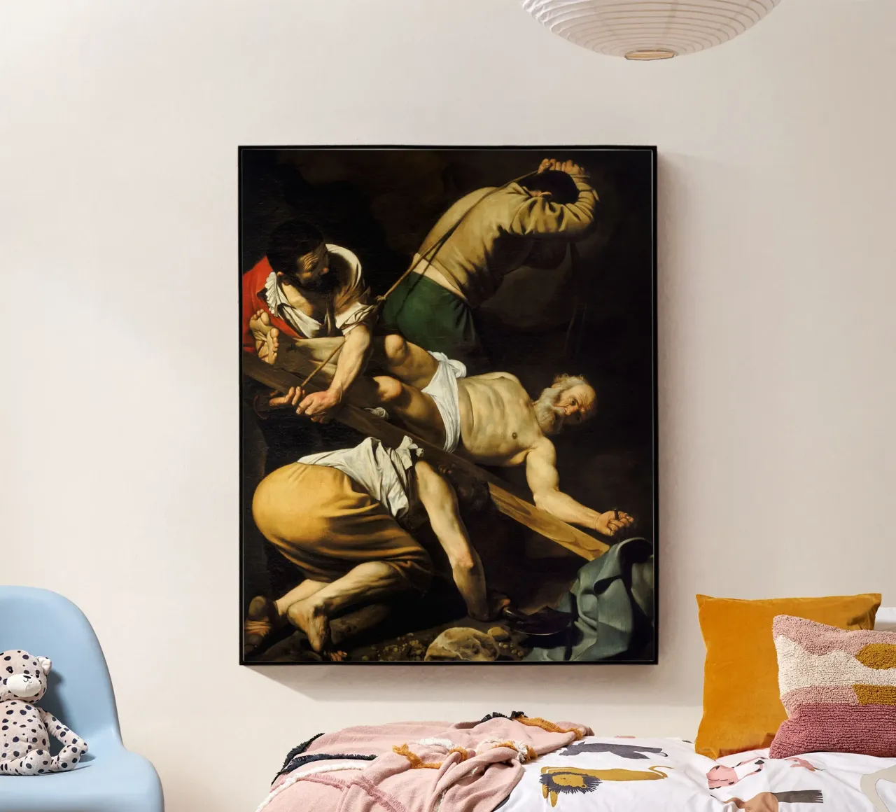 Caravaggio - La crocifissione di San Pietro, 1601 plexiglass da Timeless Artworks