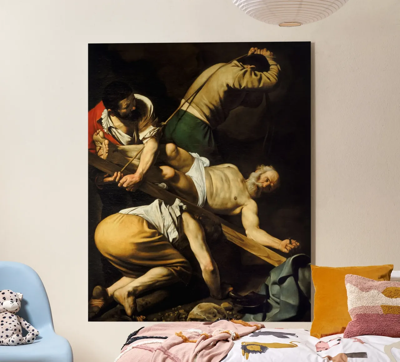 Caravaggio - La crocifissione di San Pietro, 1601 plexiglass da Timeless Artworks