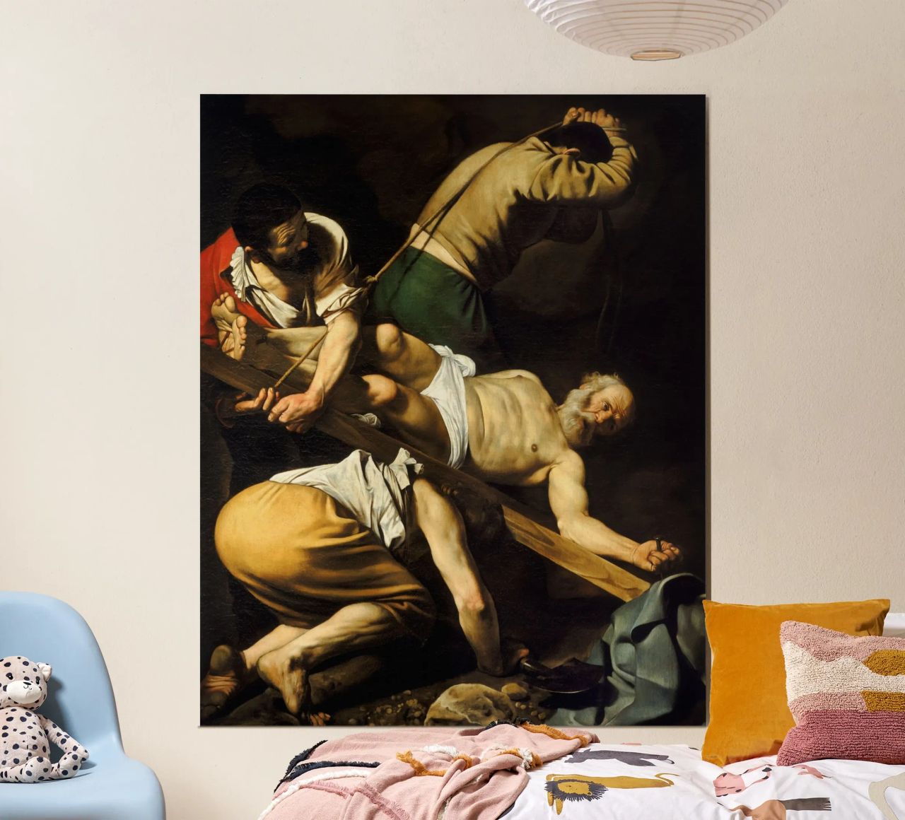 Caravaggio - The Crucifixion of Saint Peter, 1601 poster by Timeless Artworks