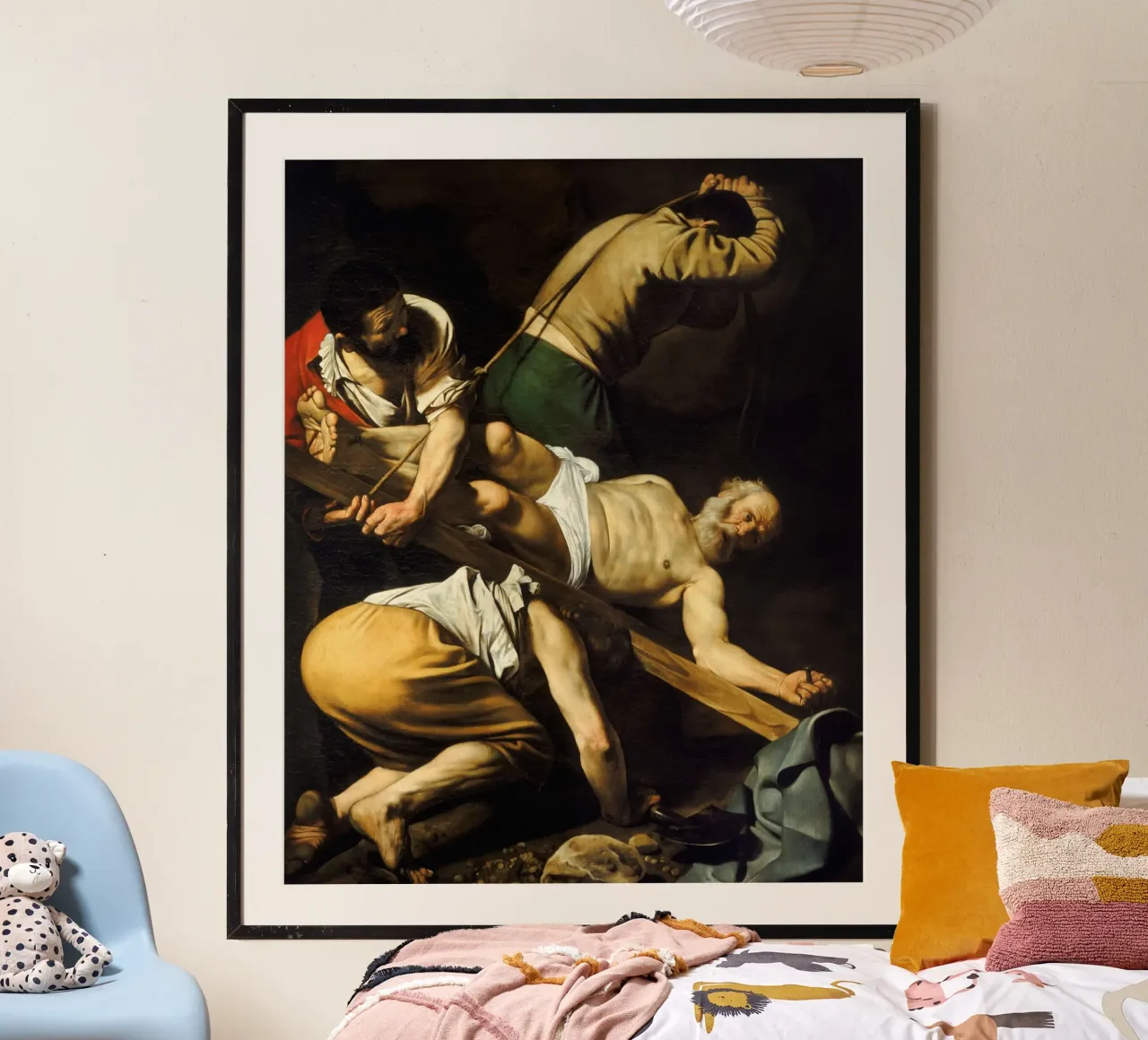 Caravaggio - Die Kreuzigung des Heiligen Petrus, 1601 Hahnemühle von Timeless Artworks