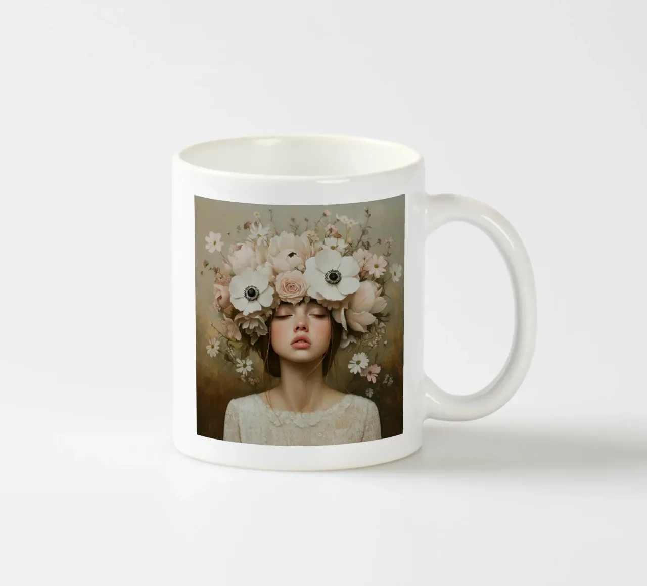 Ragazza dei fiori tazza in ceramica da Modern Muse