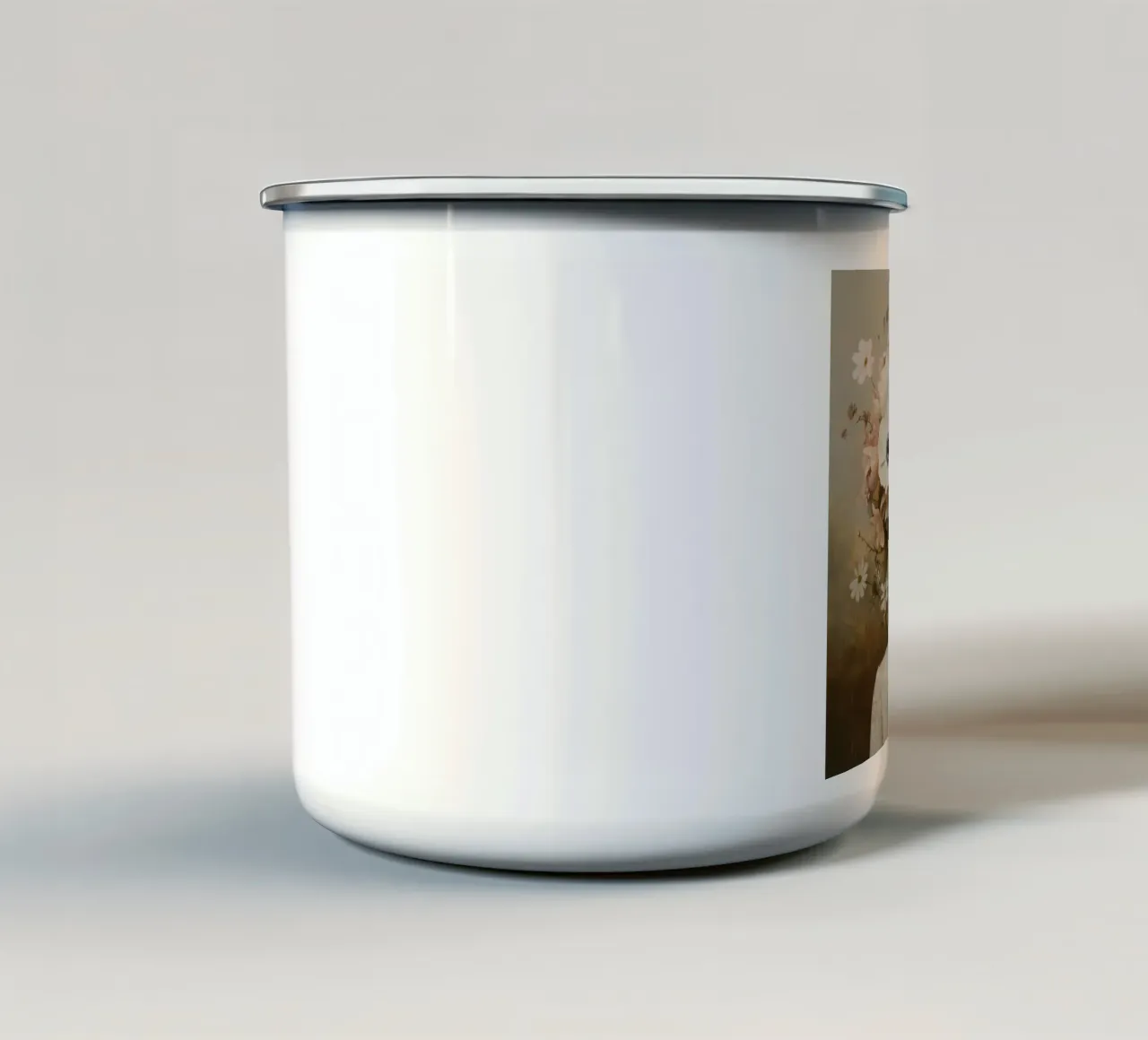 Ragazza dei fiori tazza in smalto da Modern Muse