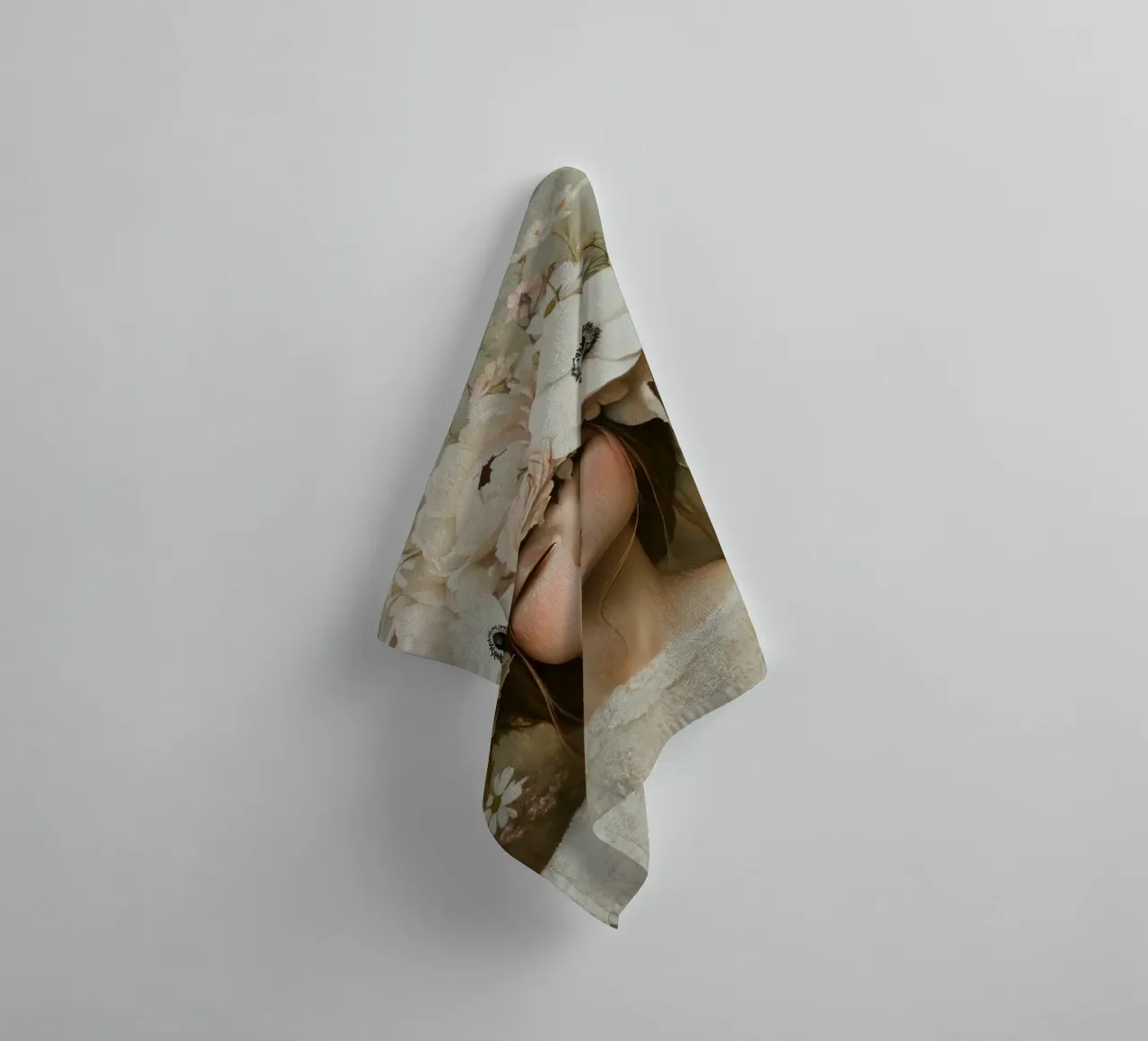 Ragazza dei fiori asciugamano da bagno da Modern Muse