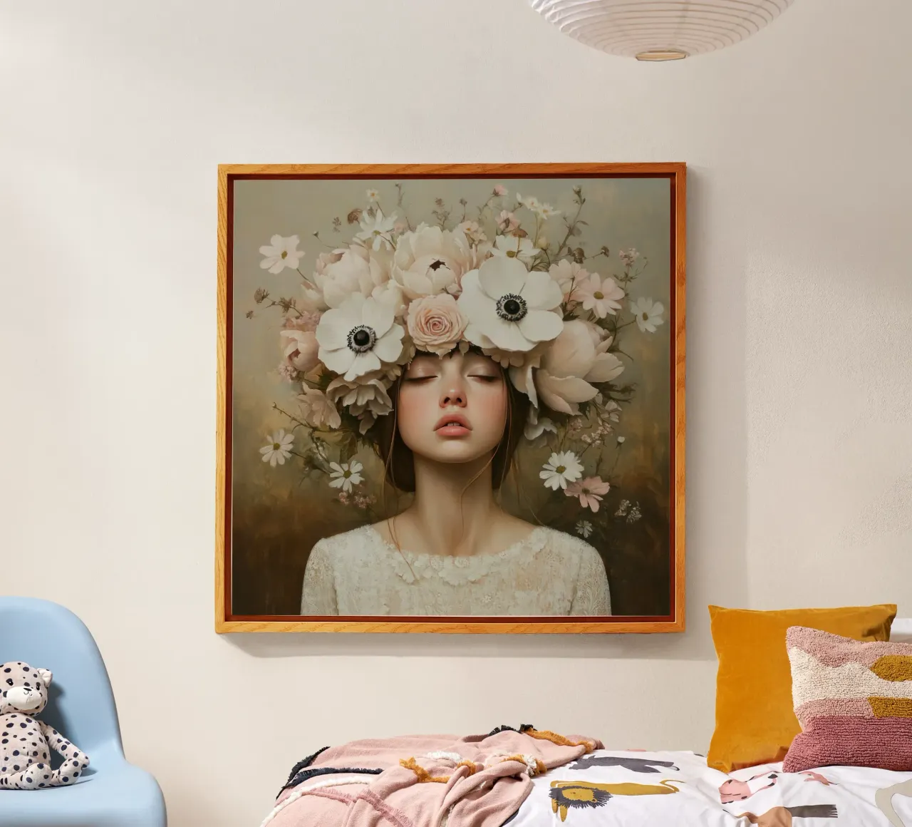 Ragazza dei fiori plexiglass da Modern Muse