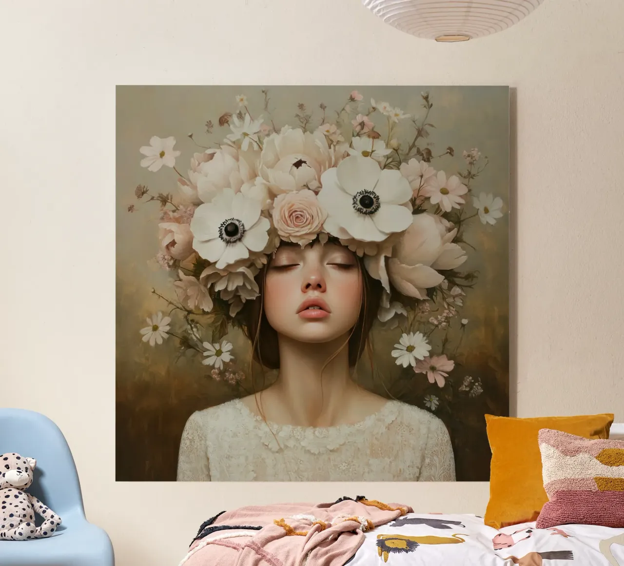 Ragazza dei fiori plexiglass da Modern Muse