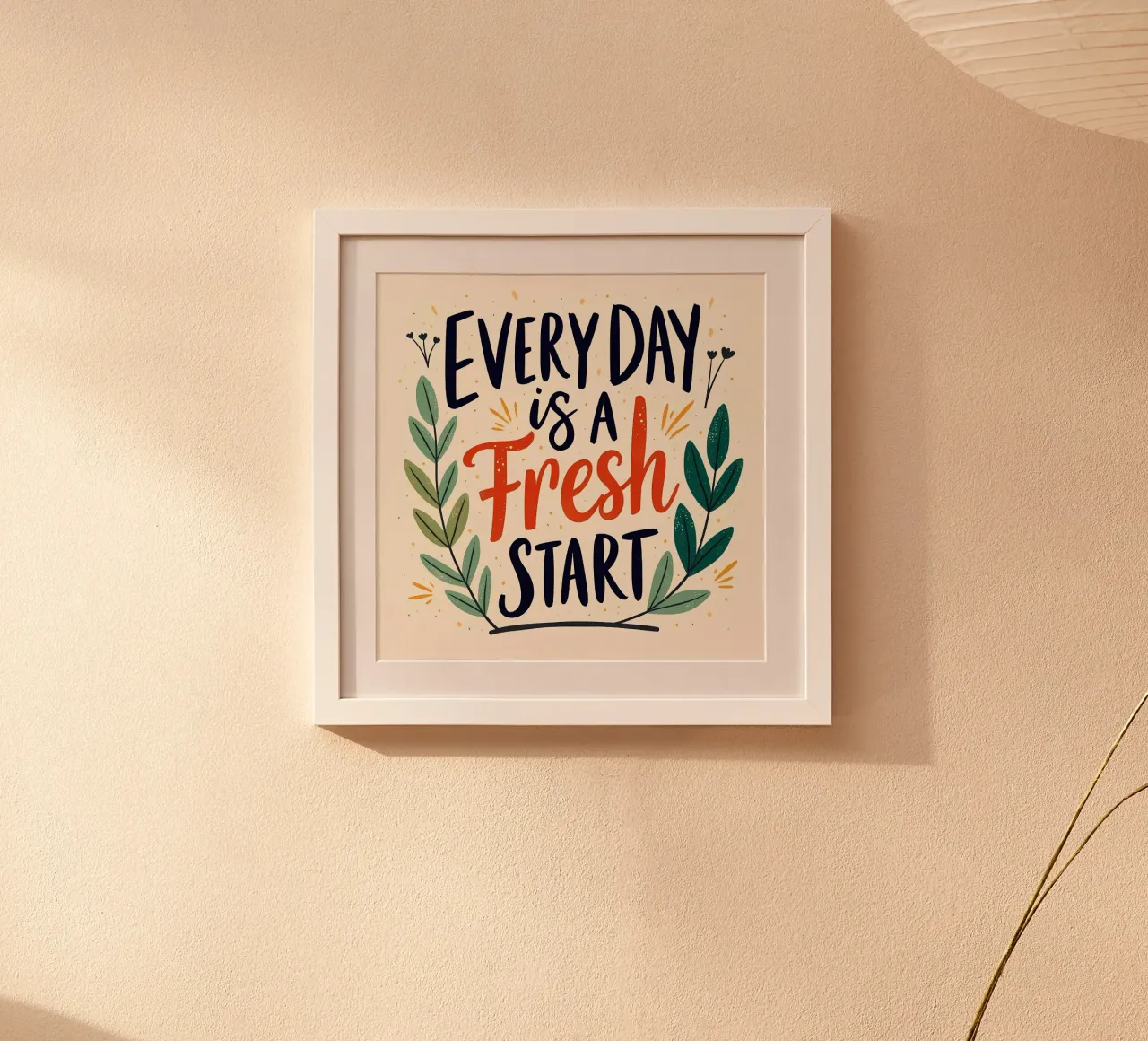 Un nuovo inizio poster da inspirational quote