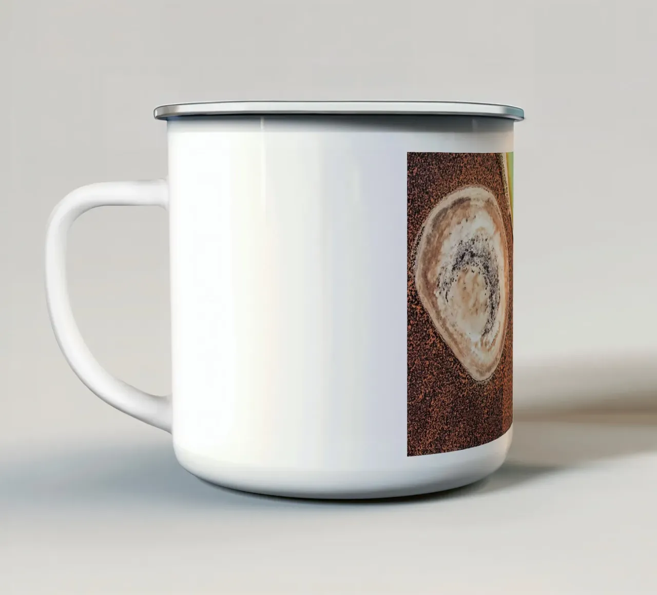 Shark Bay 10 tazza in smalto da Simon Butterworth