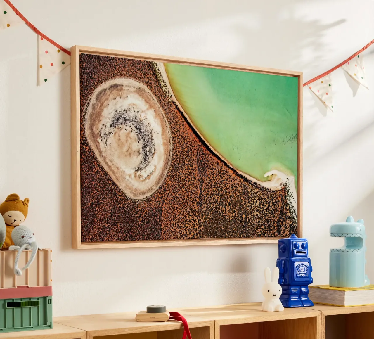 Shark Bay 10 tela con Cornice a cassetta da Simon Butterworth