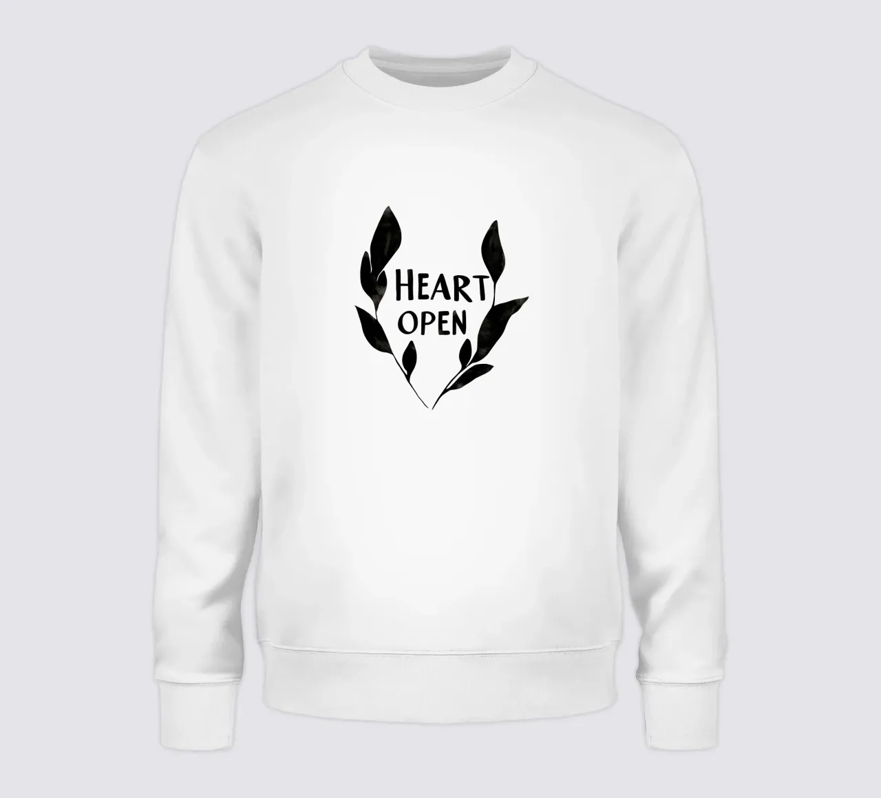 Heart Open (Without Background) Sweatshirt von treechild
