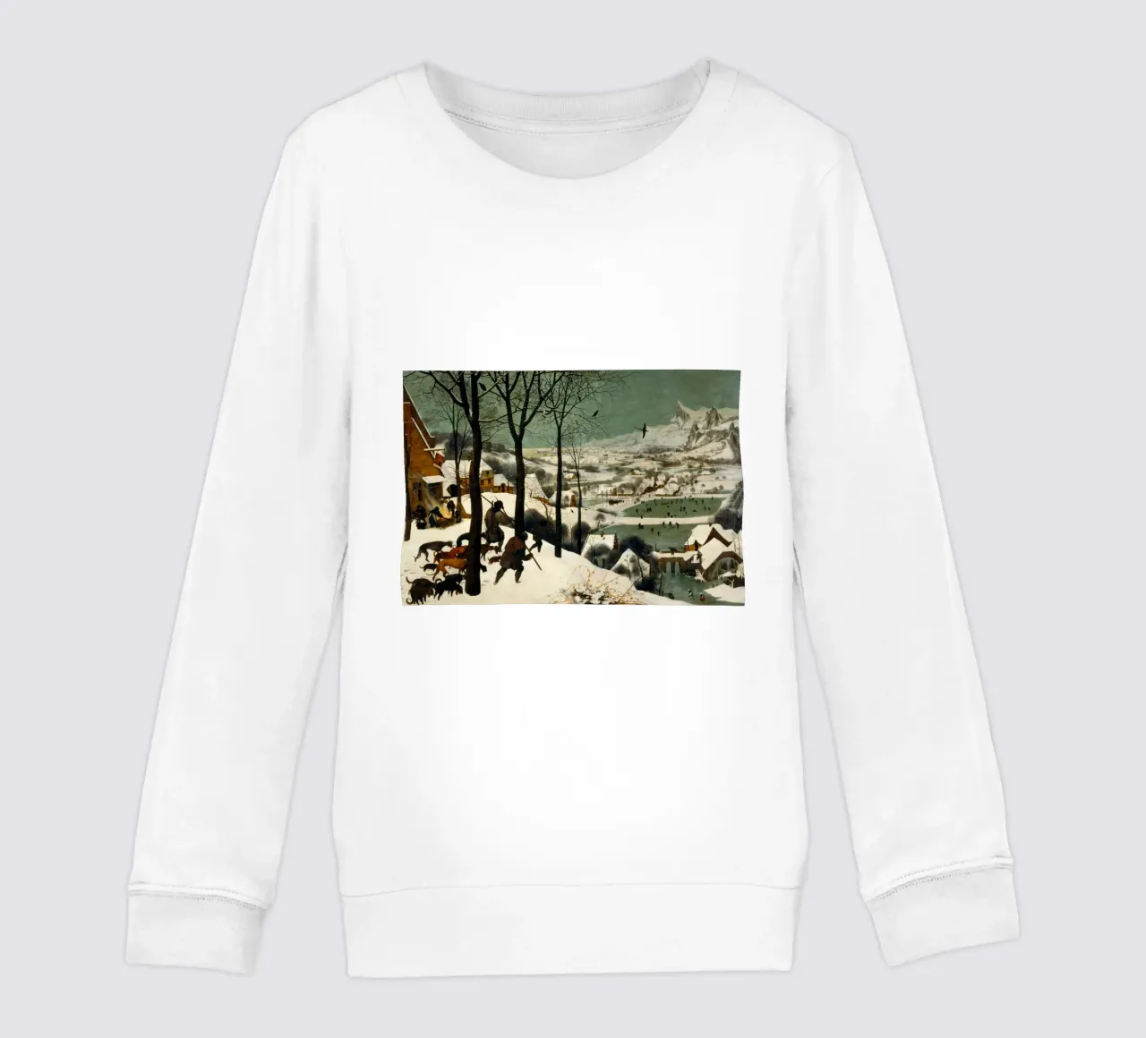 Pieter Bruegel il Vecchio - I cacciatori nella neve (1565) felpa bambino da William Store