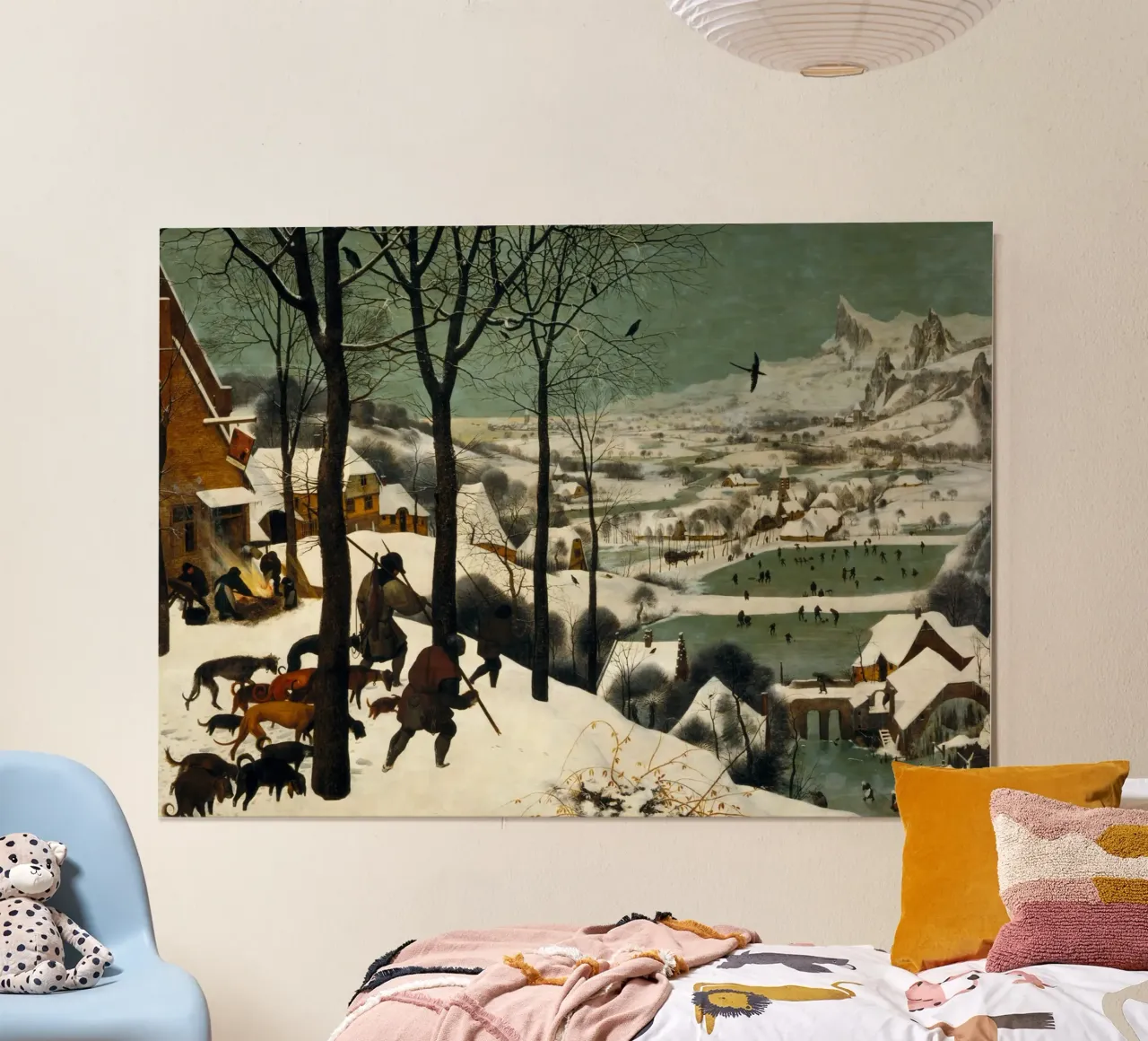Pieter Bruegel il Vecchio - I cacciatori nella neve (1565) carta hahnemühle da William Store