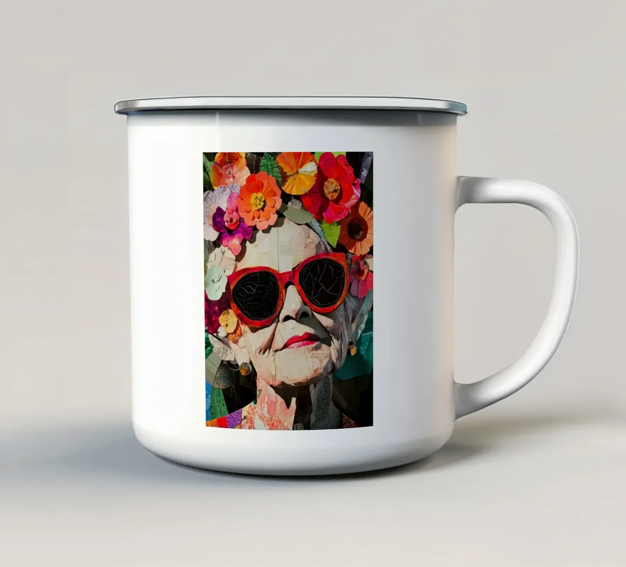 Fiera e favolosa tazza in smalto da Modern Muse