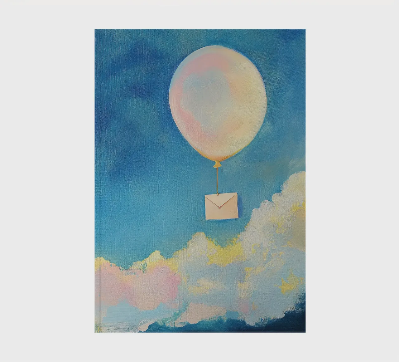 Balloon envelope gift birthday celebration party notebook by Euphoria Theresa