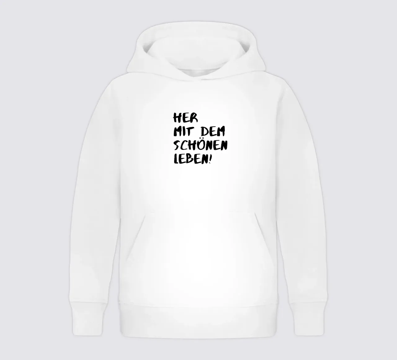 Her mit dem schönen Leben! sweat à capuche enfant de Ohkimiko