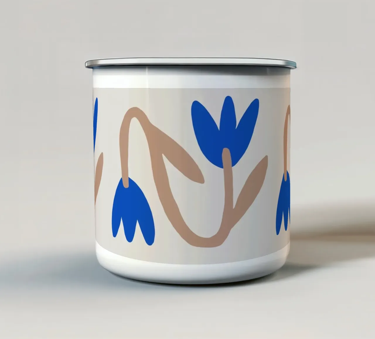 A Flower 4 tazza in smalto da Studio Memb