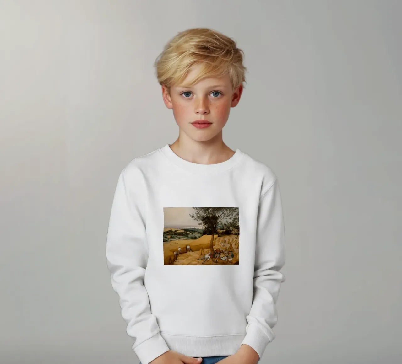 Pieter Bruegel l'Ancien - Les moissonneurs sweat enfant de William Store