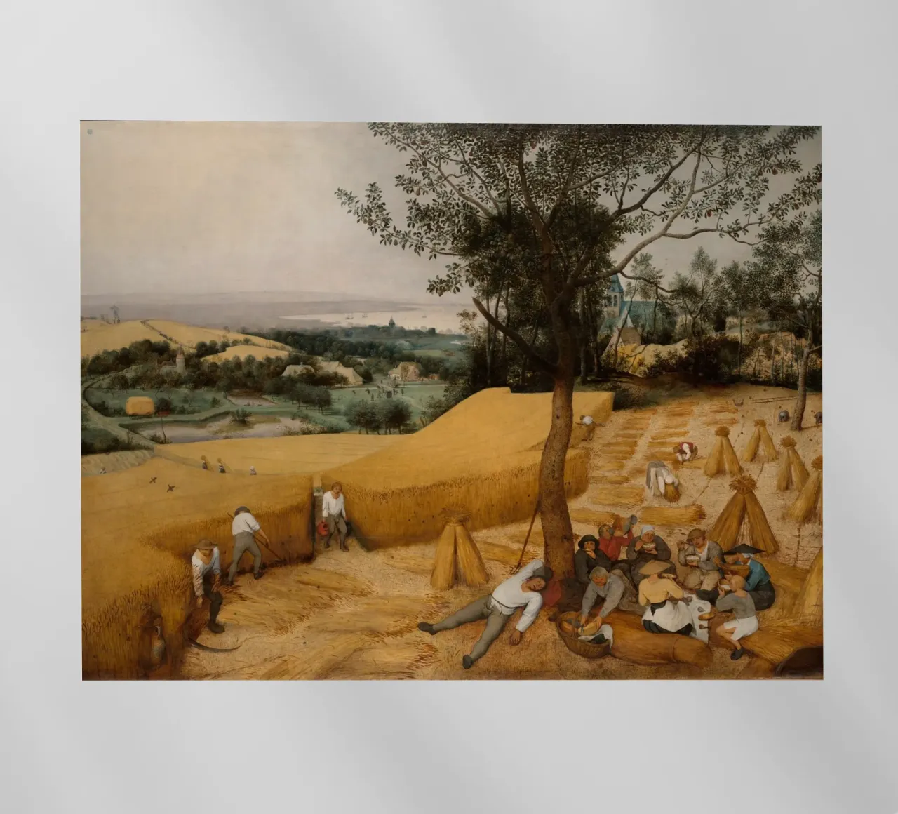 Pieter Bruegel il Vecchio - I mietitori pellicola backlit da William Store