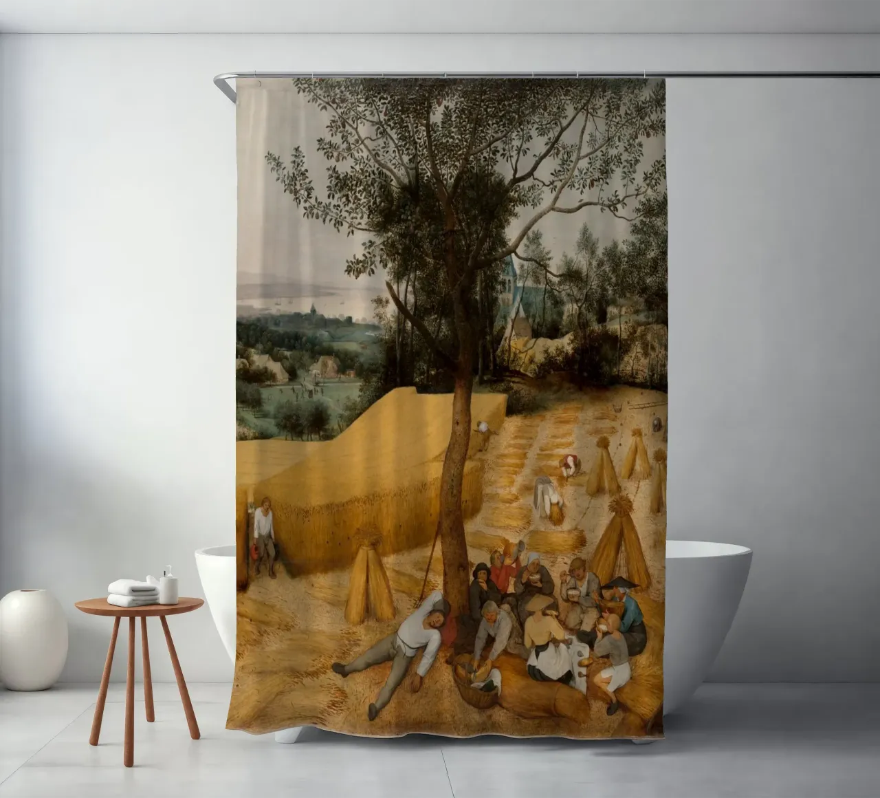 Pieter Bruegel l'Ancien - Les moissonneurs rideau de douche de William Store