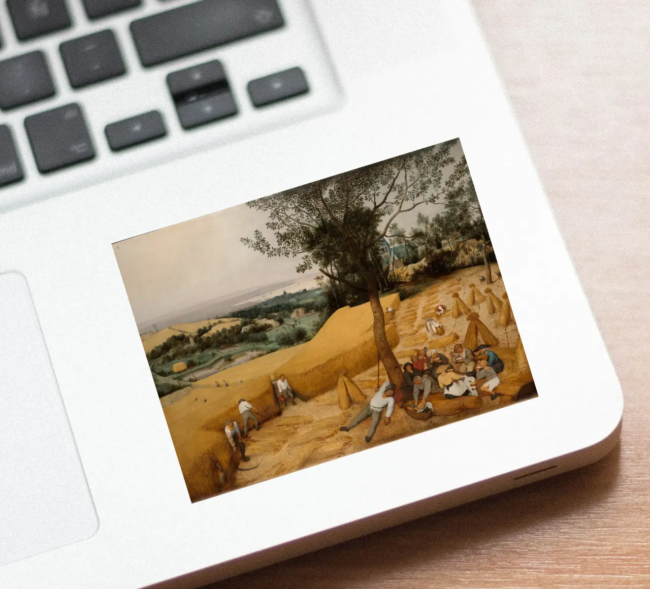 Pieter Bruegel l'Ancien - Les moissonneurs autocollant de William Store