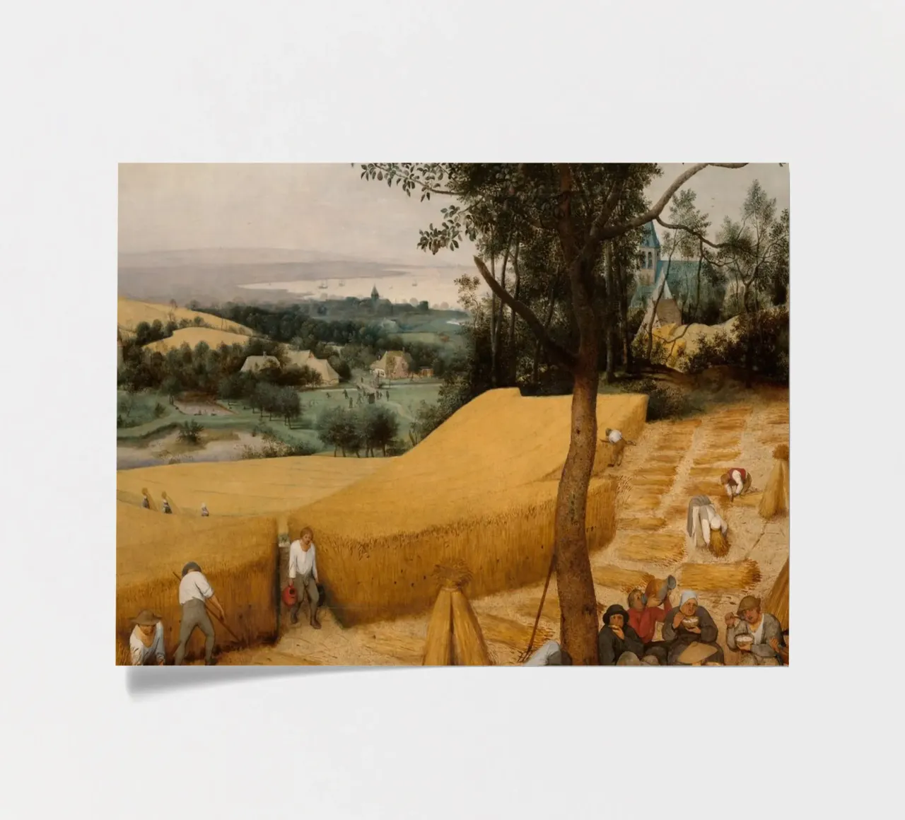 Pieter Bruegel l'Ancien - Les moissonneurs planche autocollant de William Store
