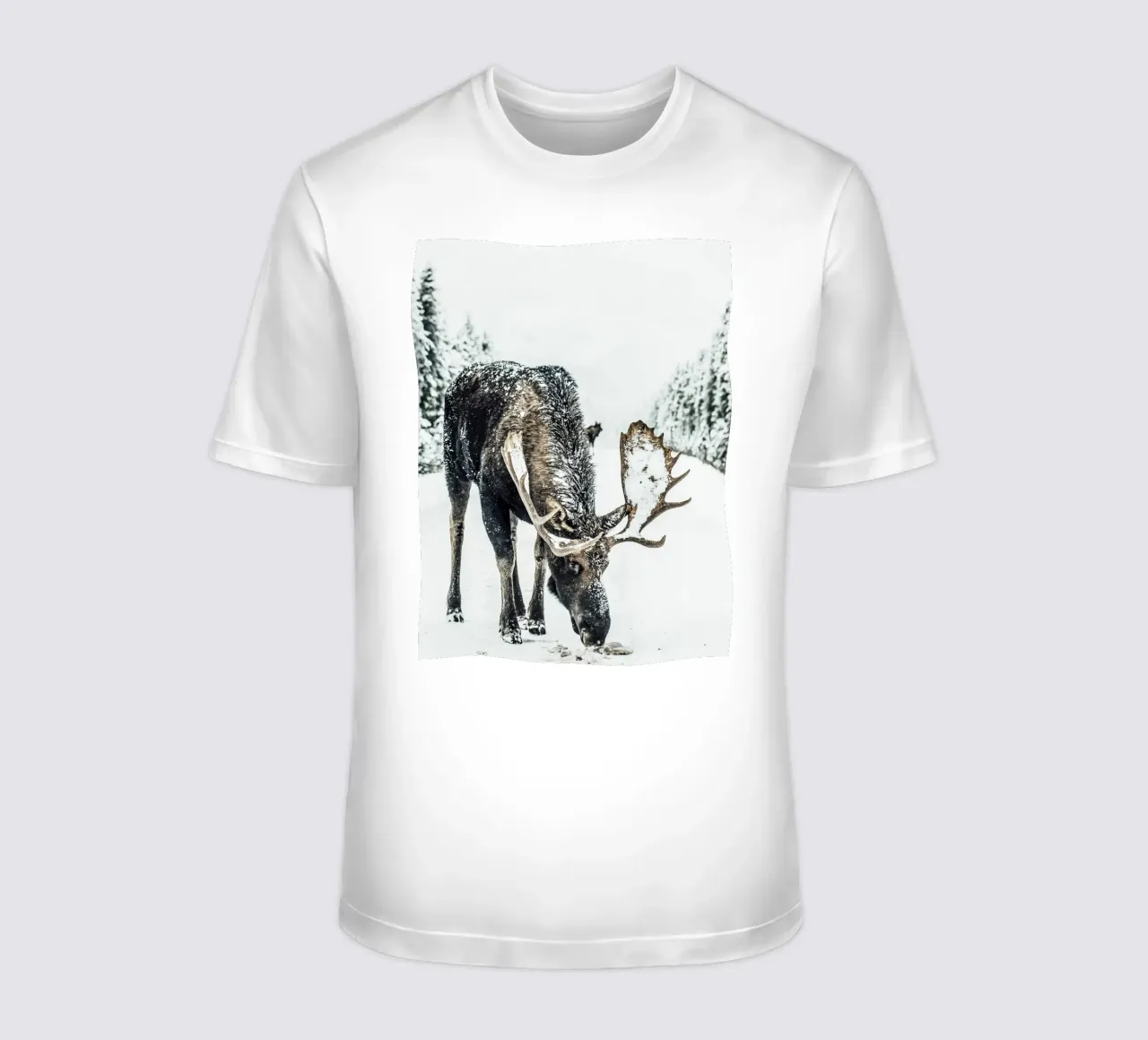 Alce invernale design natura t-shirt da Whole©