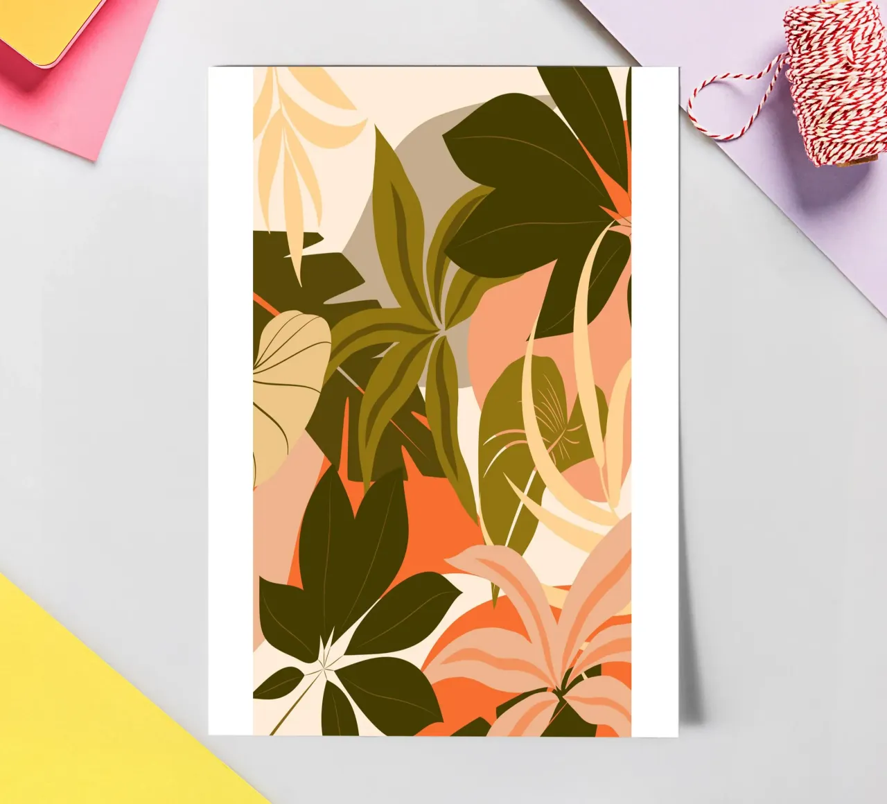 Jungle Abstract 22 sticker sheet by ThingDesign
