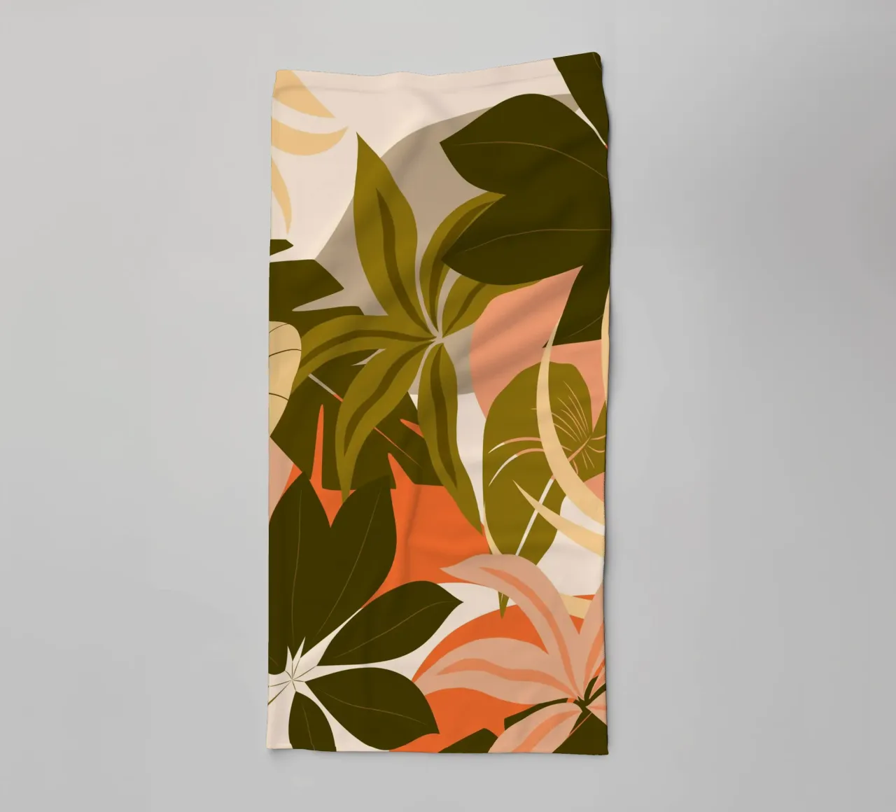 Jungle Abstract 22 towel by ThingDesign