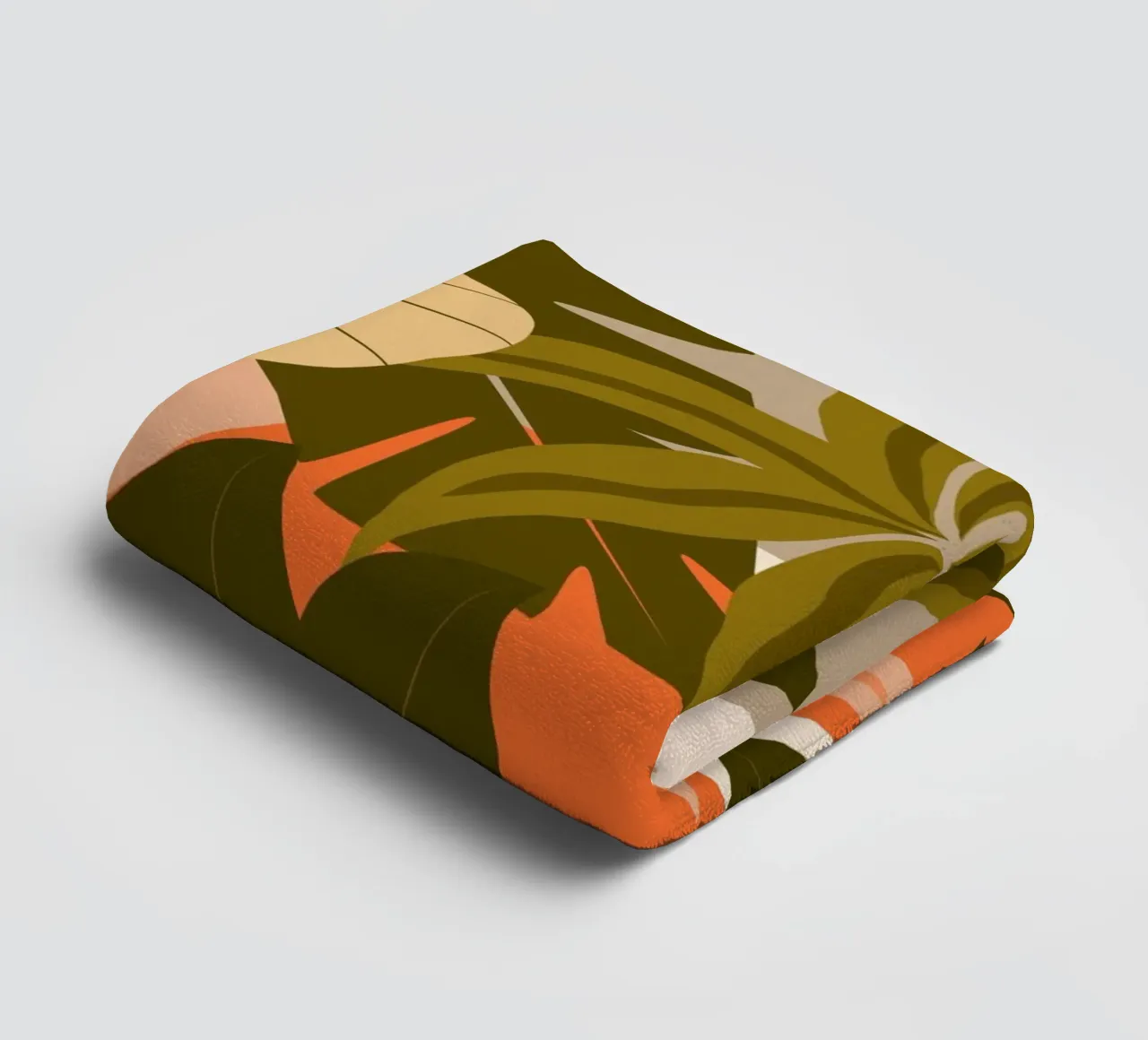 Jungle Abstract 22 towel by ThingDesign