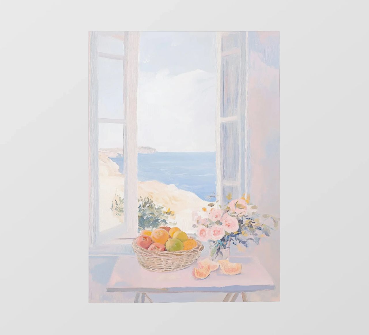 Inspiré par Matisse - Open Window Blanc bâche pvc de Euphoria Theresa
