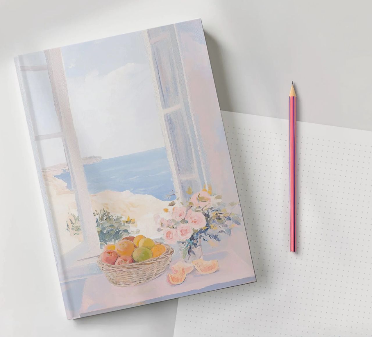 Inspiré par Matisse - Open Window Blanc carnet de notes de Euphoria Theresa