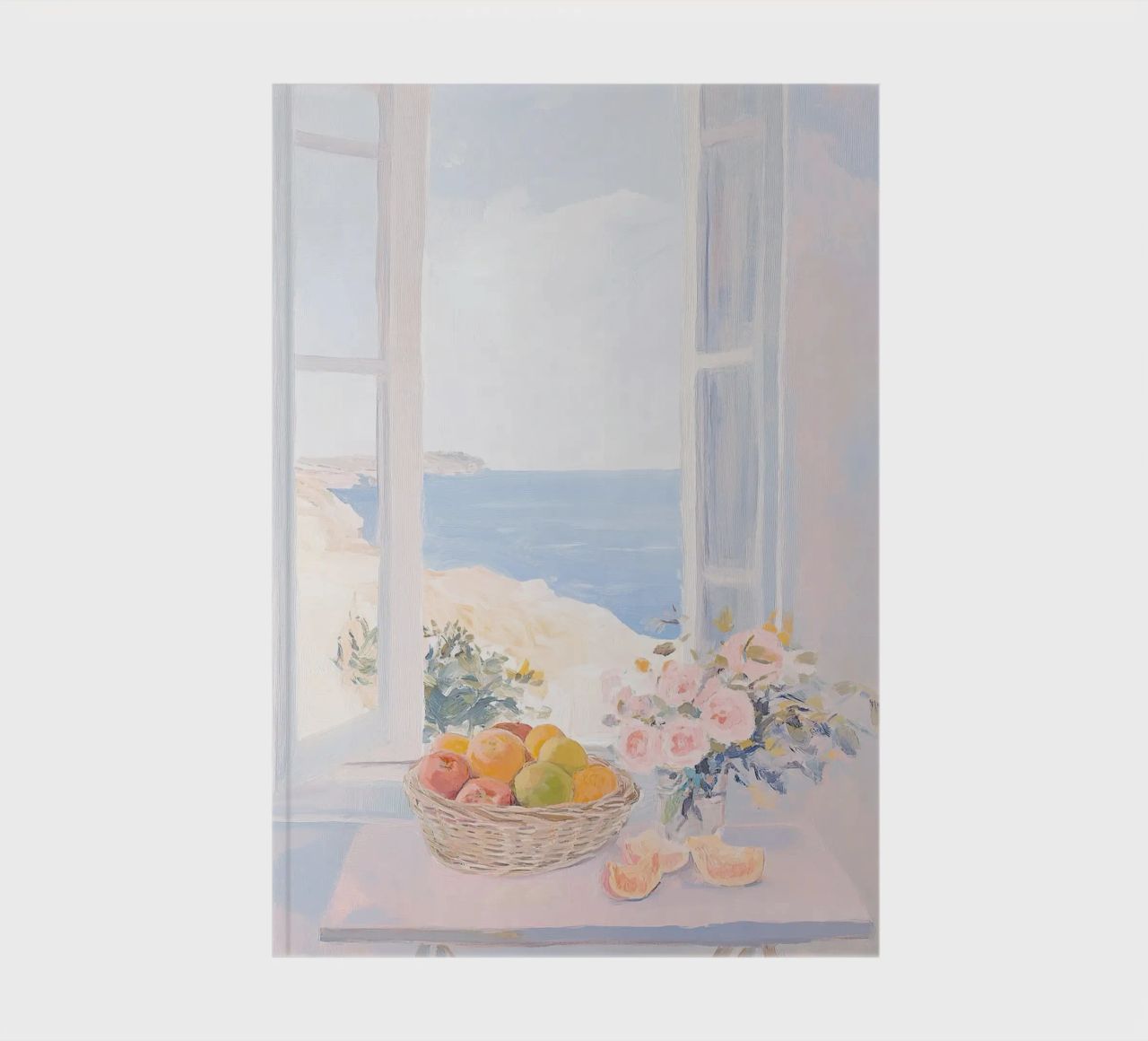 Inspiré par Matisse - Open Window Blanc carnet de notes de Euphoria Theresa