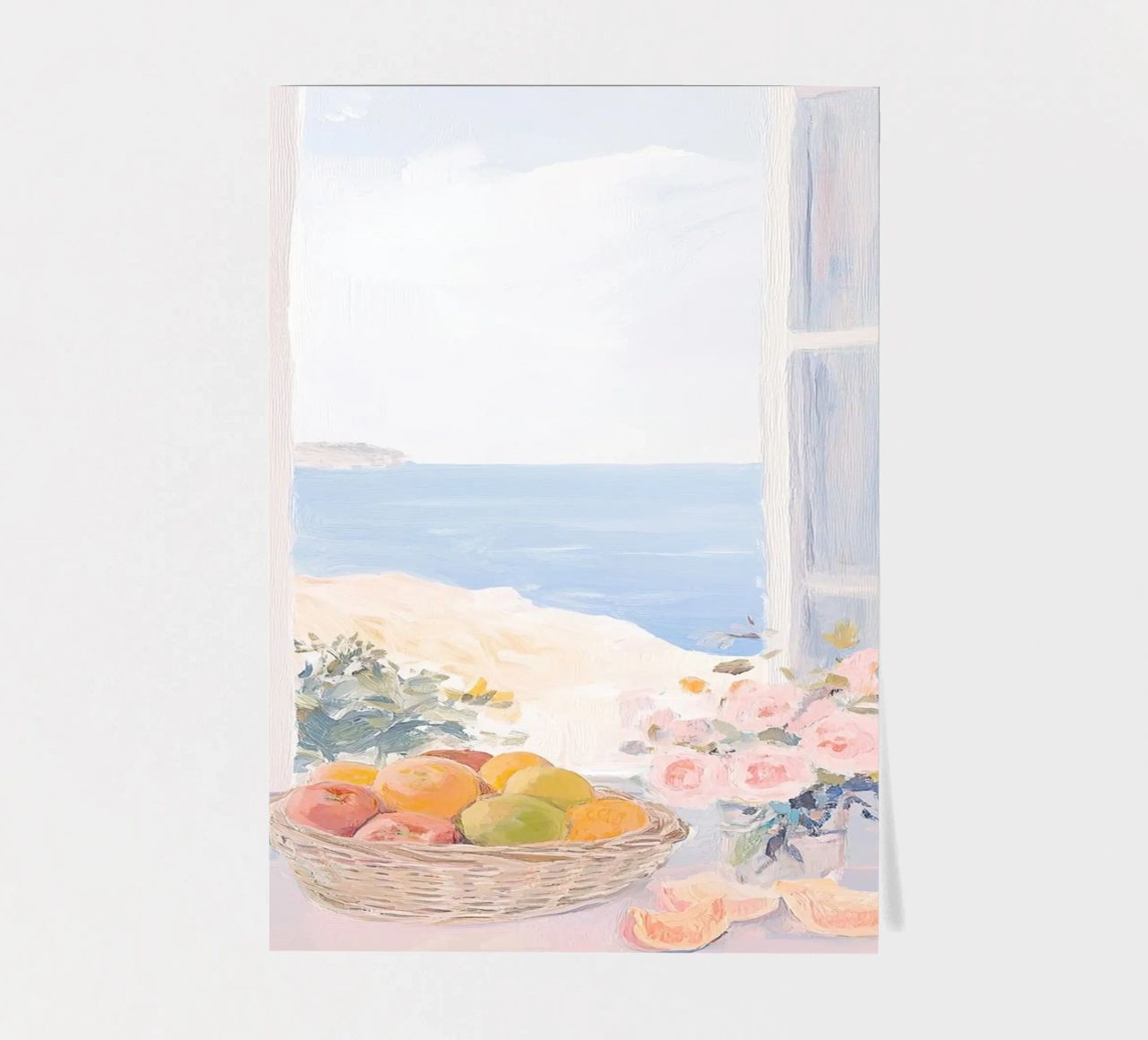 Matisse inspiriert - Open Window Weiß Stickerbogen von Euphoria Theresa