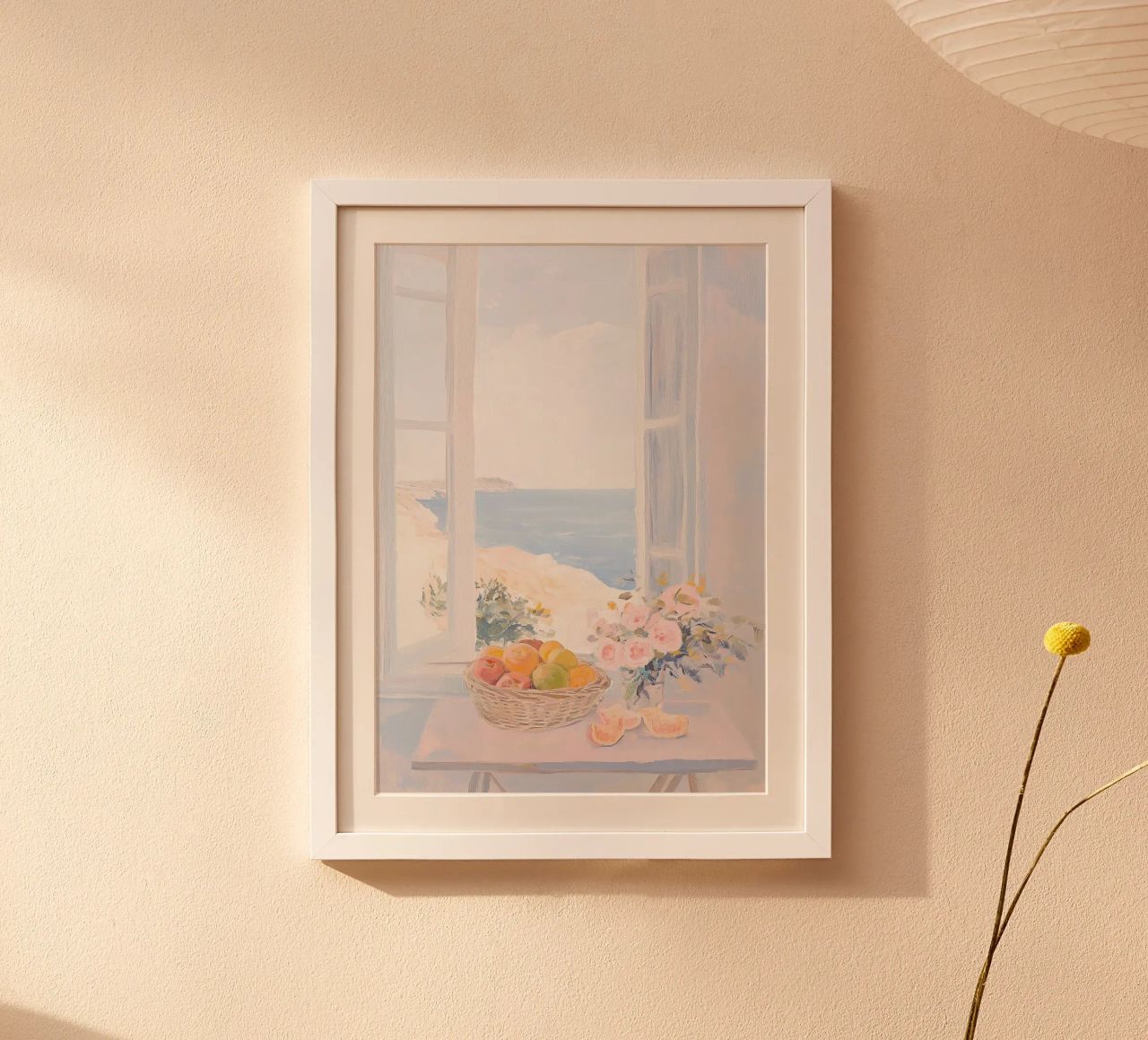 Matisse inspiriert - Open Window Weiß Poster von Euphoria Theresa