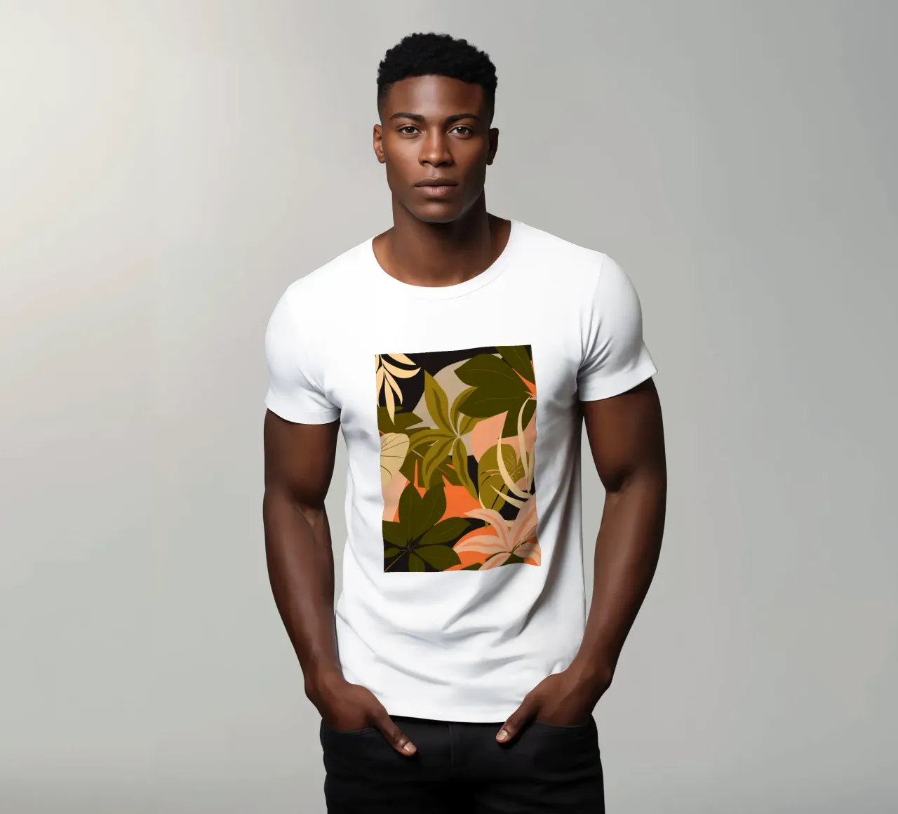 Jungle Abstract 23 t-shirt by ThingDesign