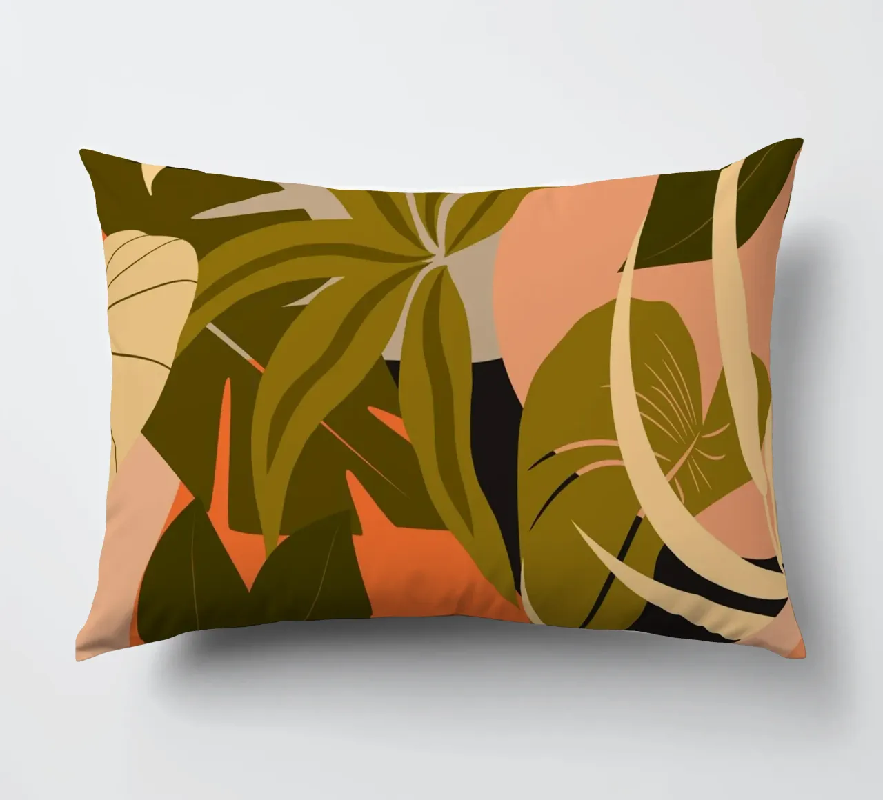 Jungle Abstract 23 decorative cushion by ThingDesign