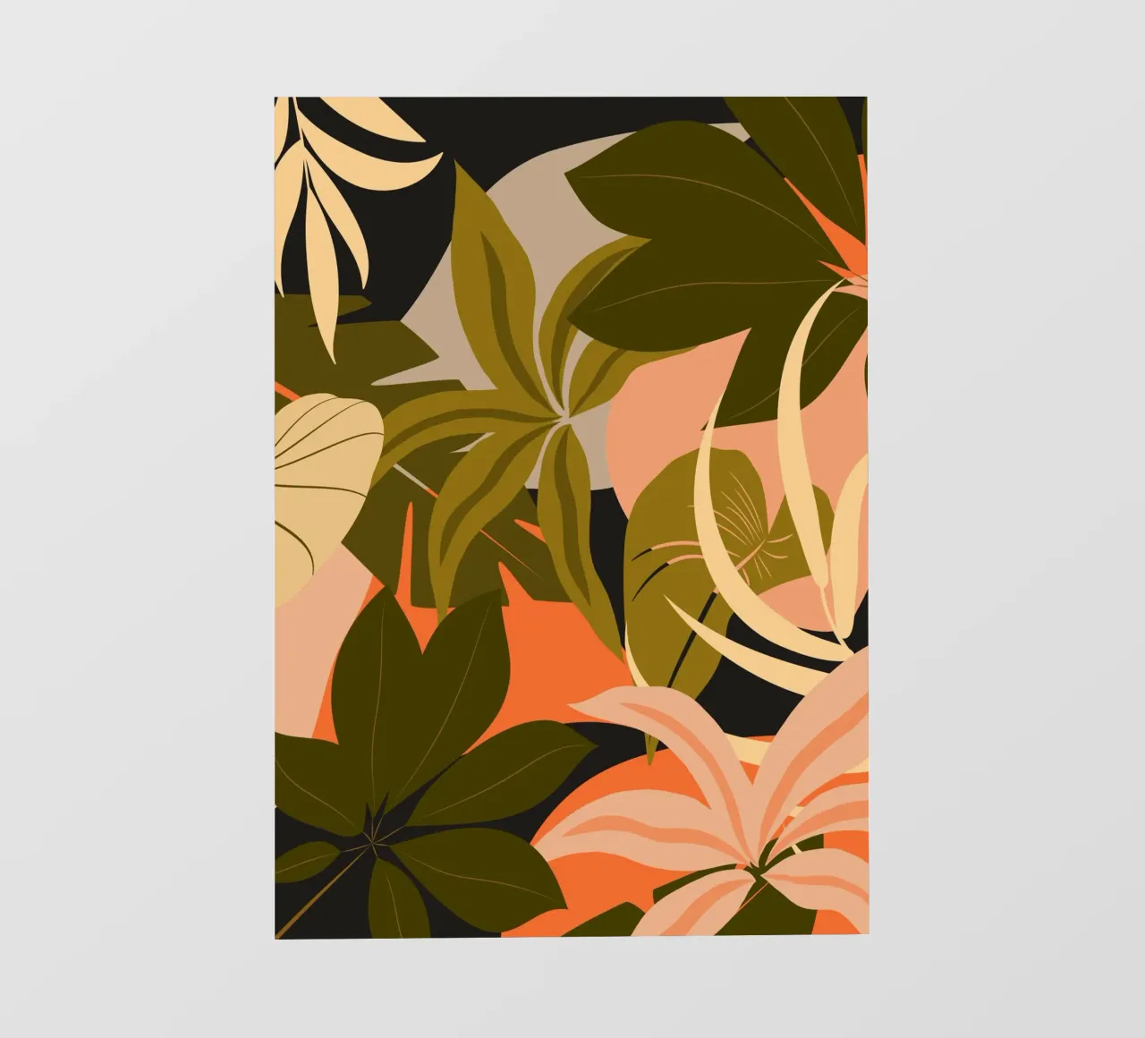 Jungle abstraite 23 papier peint photo de ThingDesign