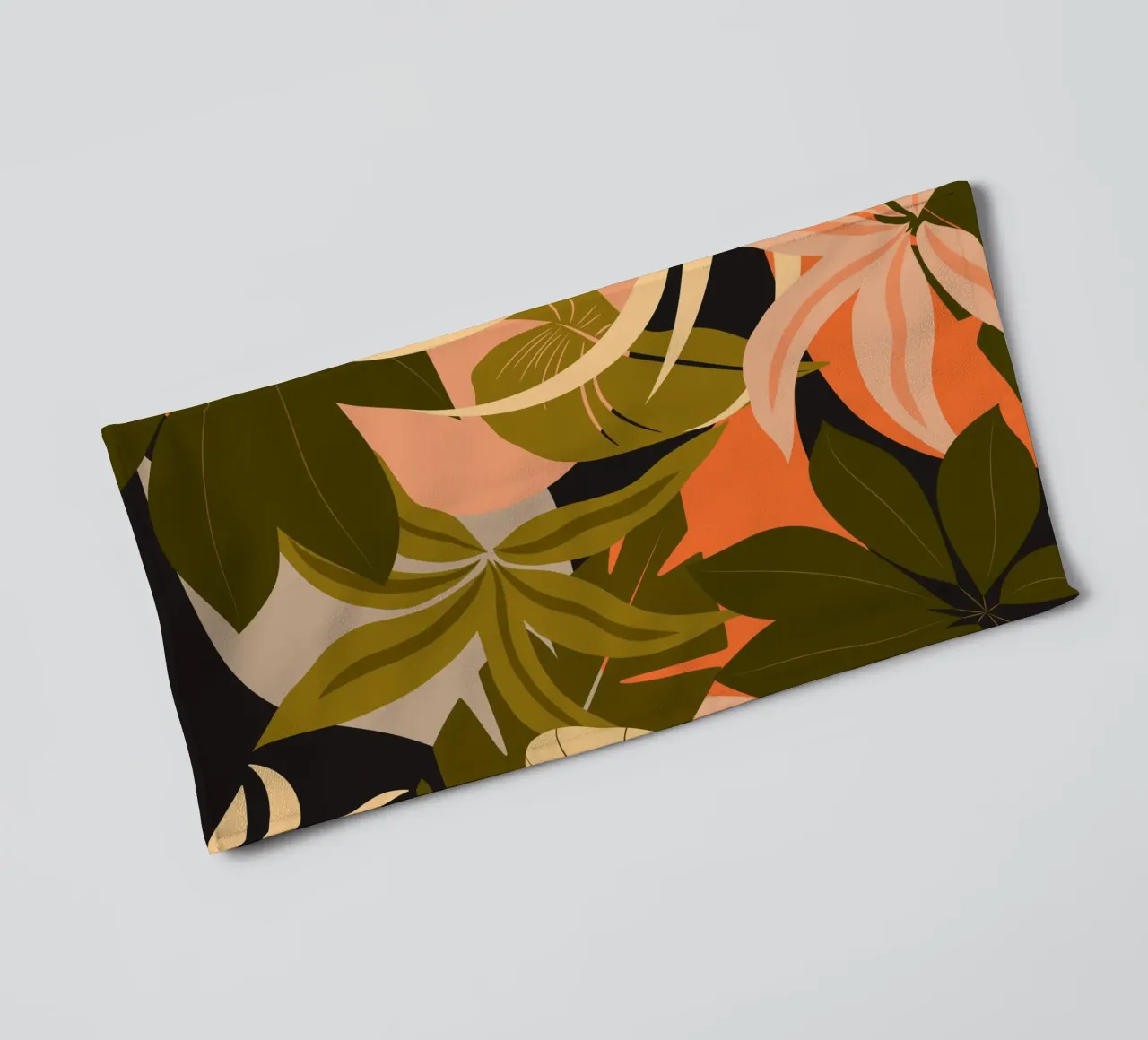 Jungle Abstract 23 towel by ThingDesign