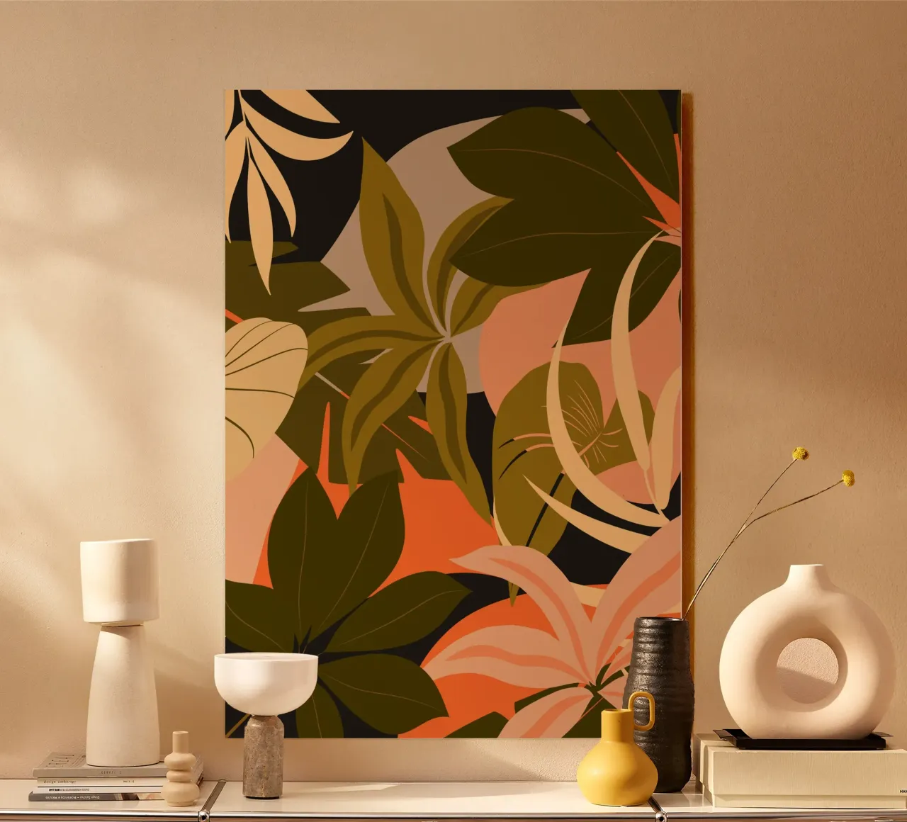 Jungle Abstract 23 alu-dibond by ThingDesign
