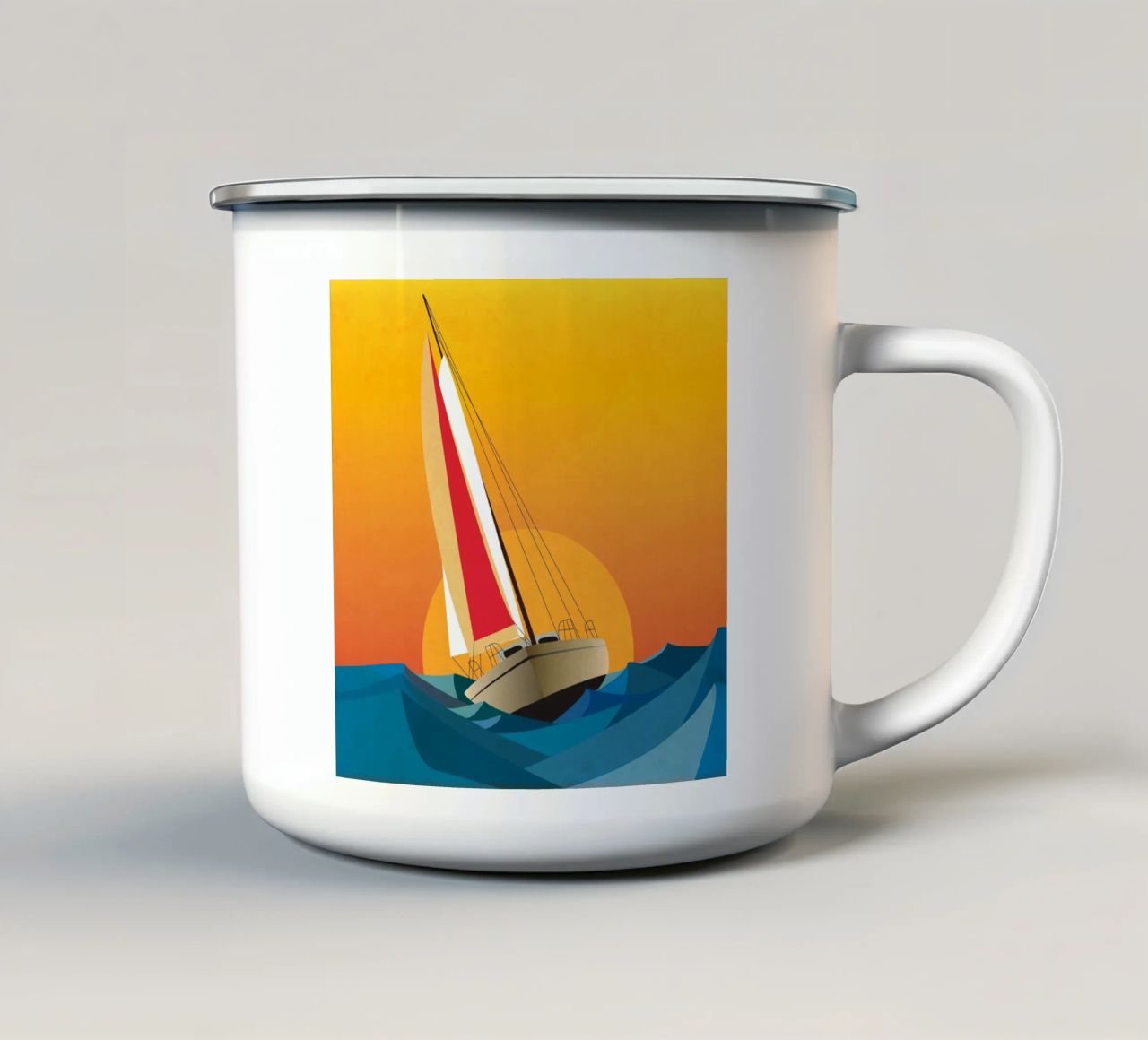 Vela II tazza in smalto da LaylaOzFun