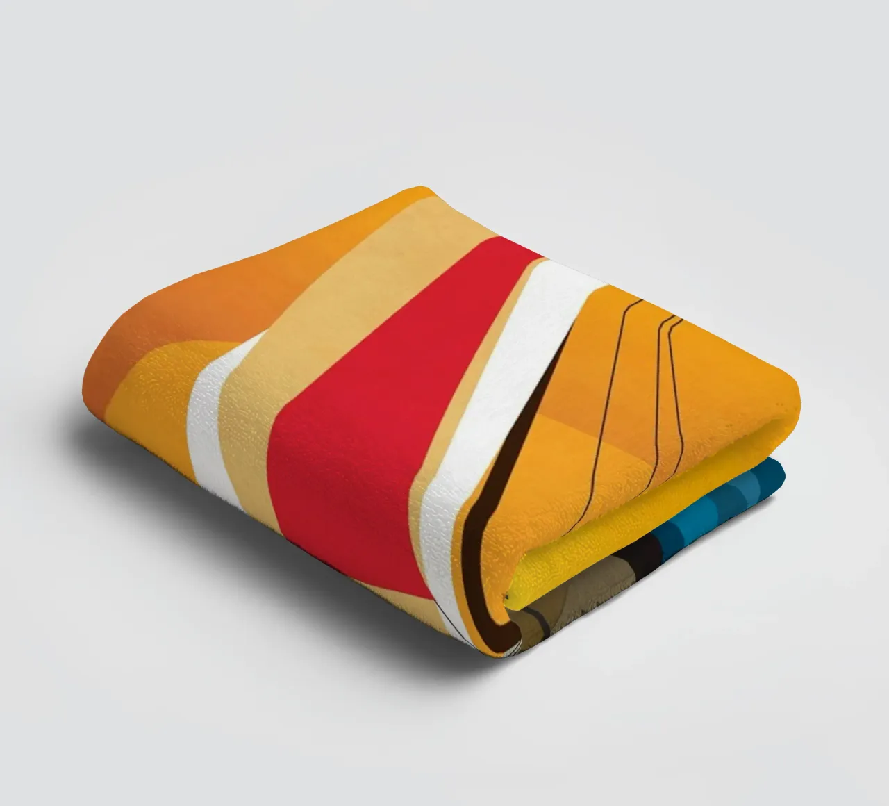 Sailing II towel by LaylaOzFun