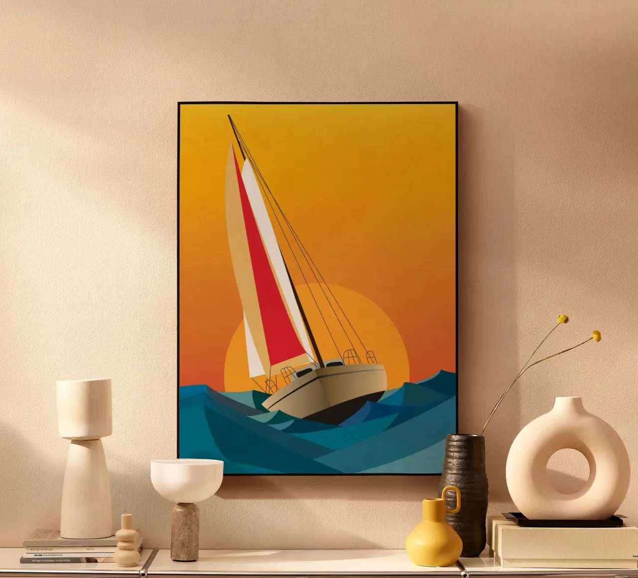 Segeln II Alu-Dibond von LaylaOzFun