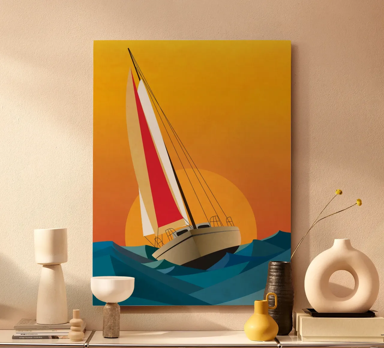 Segeln II Alu-Dibond von LaylaOzFun